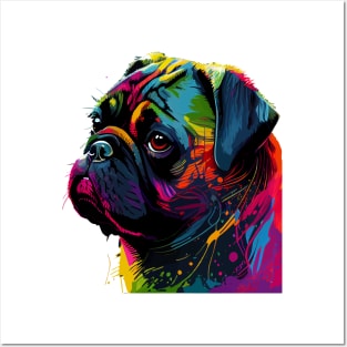 Pug Posters and Art